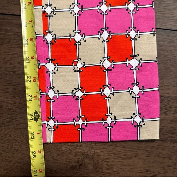 Trina Turk Lahaina Cropped Geometric Multicolor Pants Size 4 Stretch Vacation - Picture 10 of 10